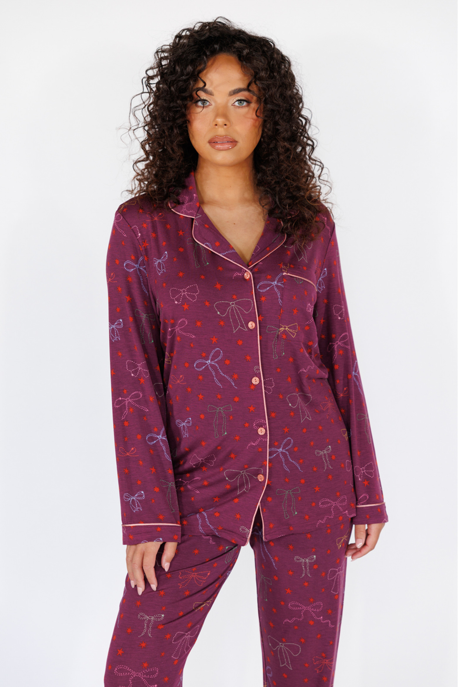 Long Sleeve & Long Pant Pajama Set (Women) | Nordstrom | Nordstrom