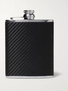 Chassis Leather and Stainless Steel Hip Flask | Mr Porter Global