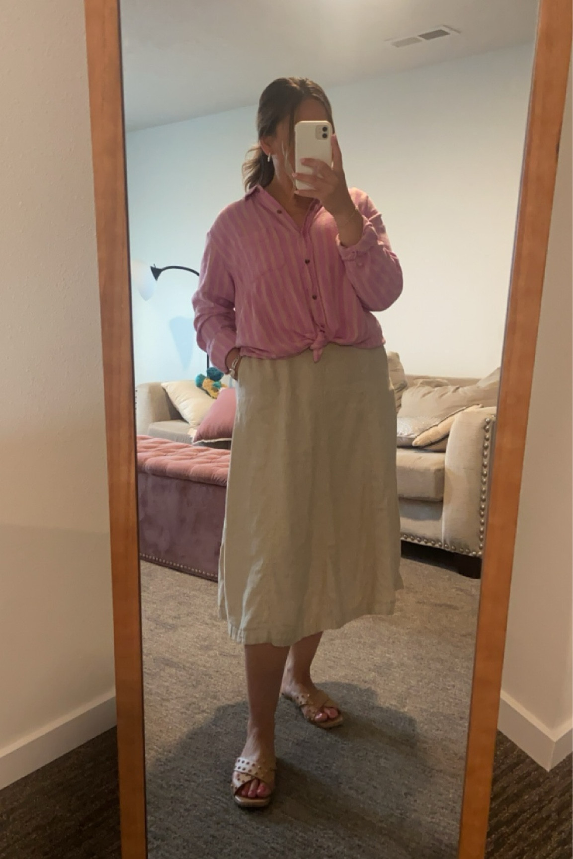 Casual summer dress + button down outfit 🩷

#LTKStyleTip #LTKSeasonal #LTKFindsUnder50