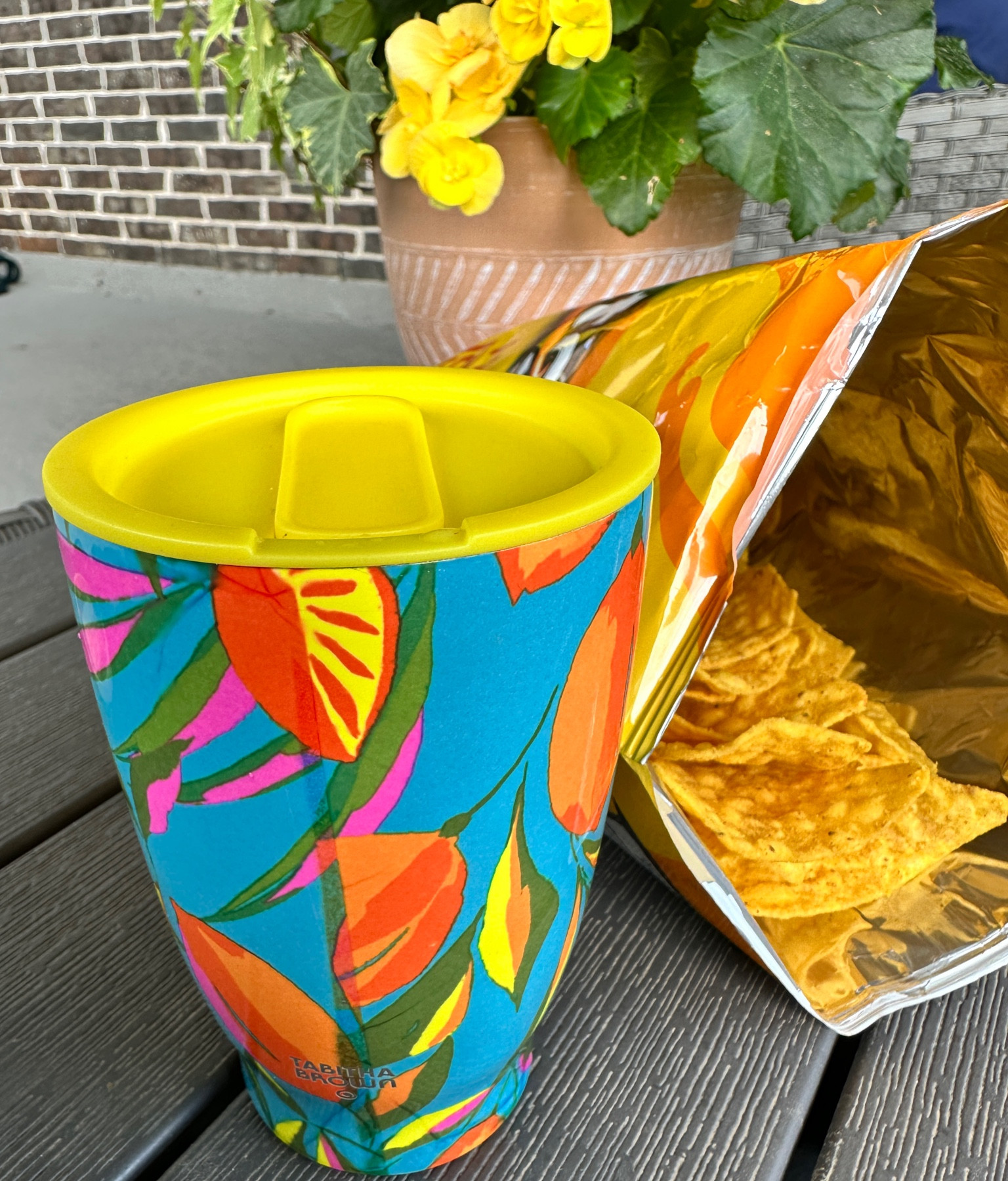 New cup for outdoors from the Tabitha Brown line at Target. @target #TabithaBrown #target #Cups #Outdoors #Kitchenware 

#LTKhome