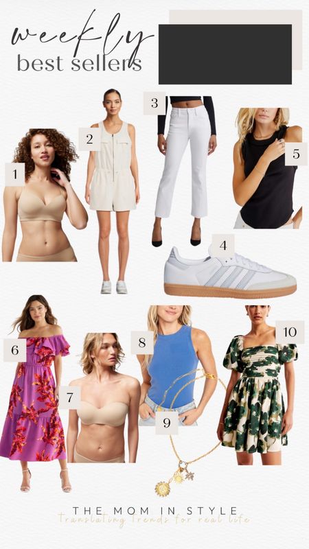 Weekly best sellers, soma bras, white jeans, summer dress 

#LTKFindsUnder100 #LTKFindsUnder50 #LTKSaleAlert