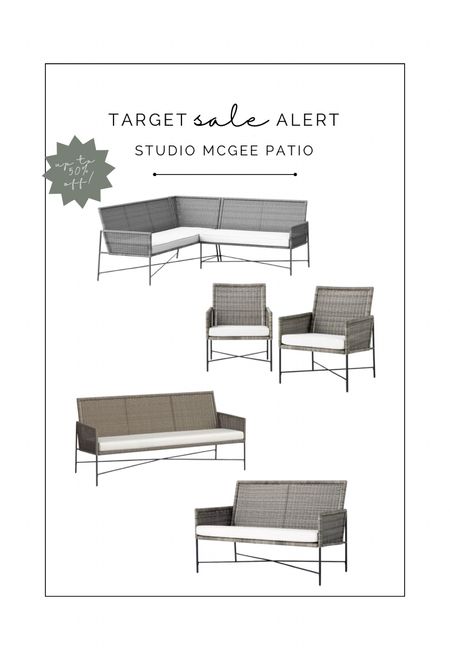 50% off these outdoor furniture finds from Studio McGee X Target. 

Outdoor sectional, patio chairs

#LTKhome #LTKSeasonal #LTKsalealert