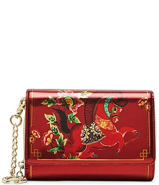Betsey Johnson Lunar NY Year of the Horse Novelty Wallet Crossbody Bag - Red | Dillard's