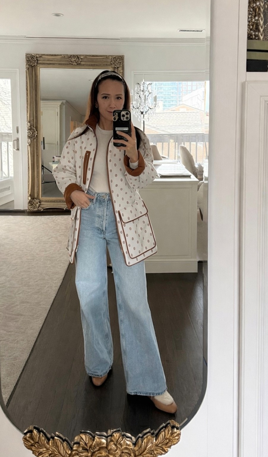 Causal mom outfit. Hermes jacket, Agolde jeans, skims Henley 

#LTKSaleAlert #LTKmomlife #LTKdayinmylife