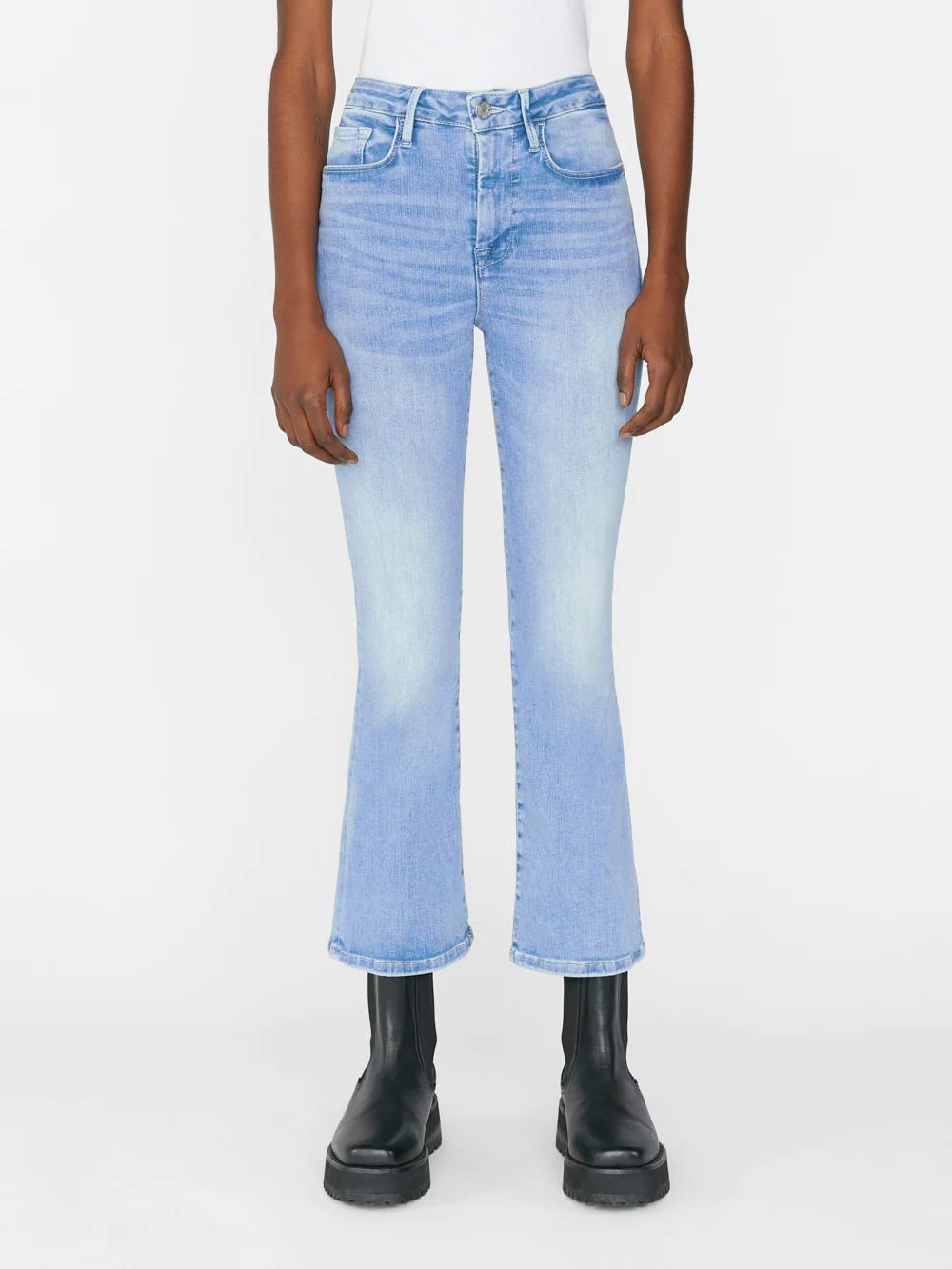 Le One Crop Mini Boot -- Casper | Frame Denim