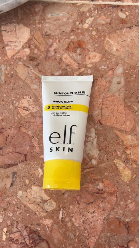 REVIEW of the affordable ELF sunscreen/primer combo! Highly recommend for mature skin! Makes makeup go on smoothly and have a subtle glow. No glitter! 

#LTKtravel #LTKswim #LTKFind