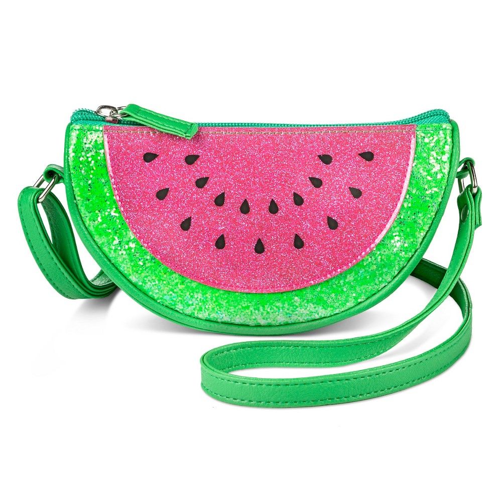 Girls' Watermelon Zip Closure Crossbody Bag Green - Circo, Women's | Target