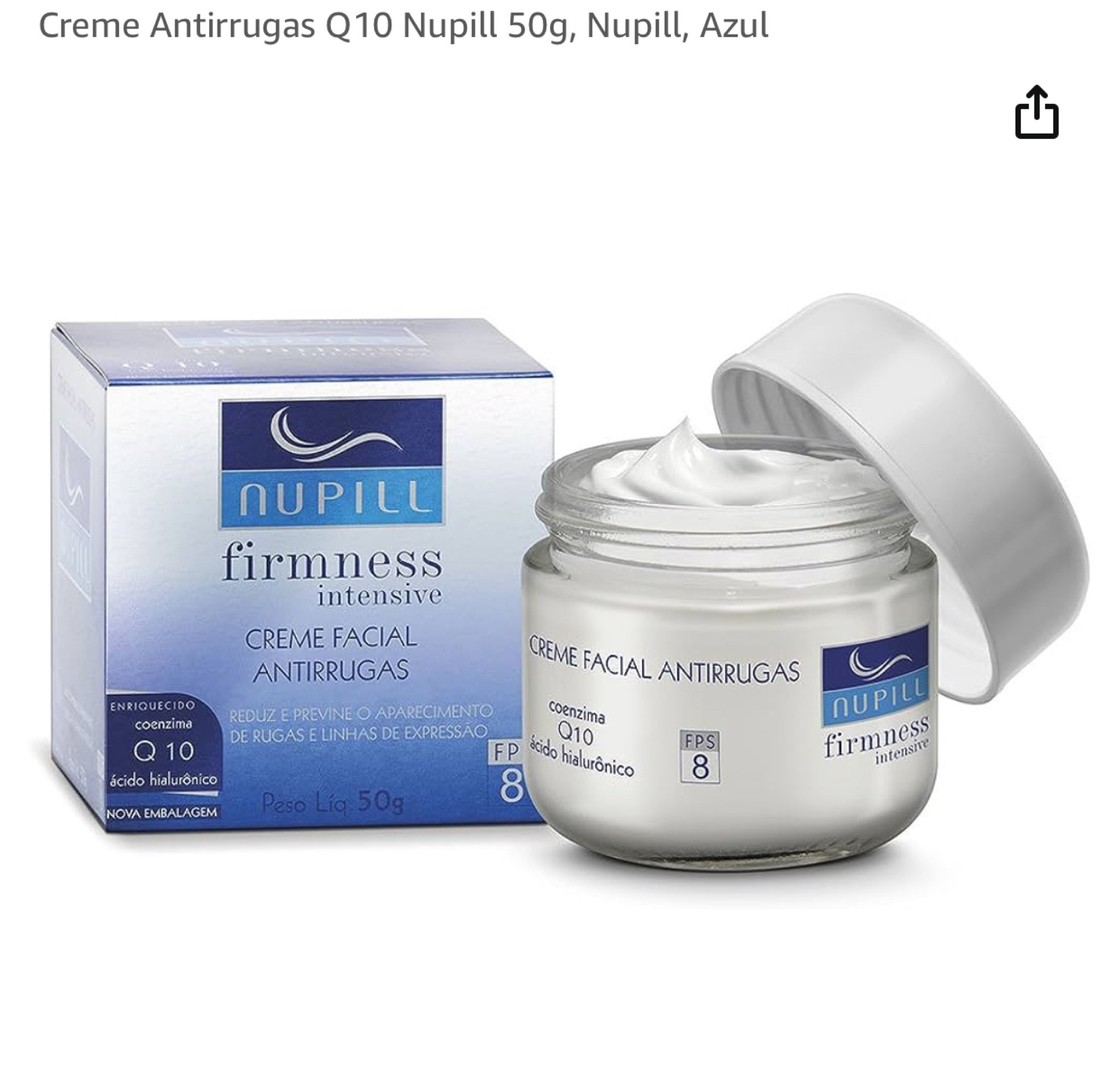 Creme facial Q10 NUPILL R$32,26