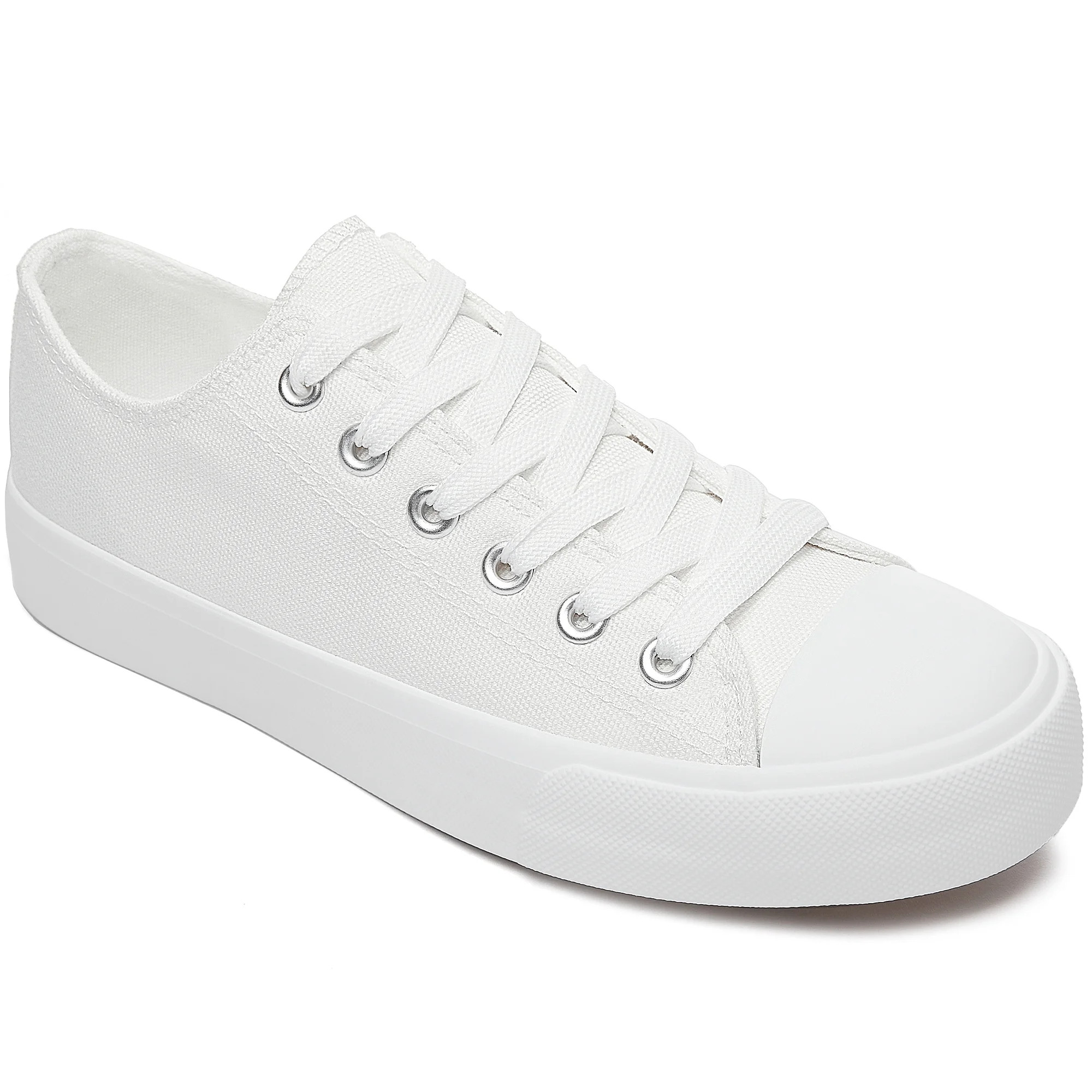 Shirry Womens Canvas Shoes Low Top Shoes Fashion Sneaker Walking Shoes for Woman Classic Casual S... | Walmart (US)