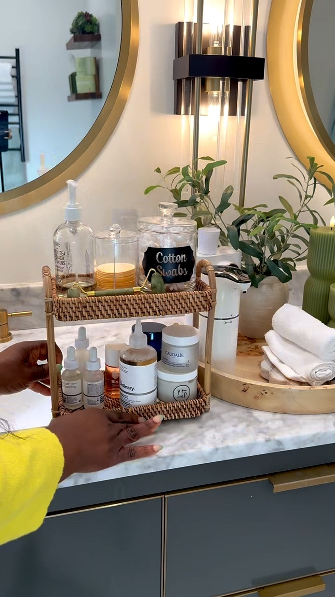 Bathroom countertop organization 👌🏾

#LTKHome #LTKSaleAlert