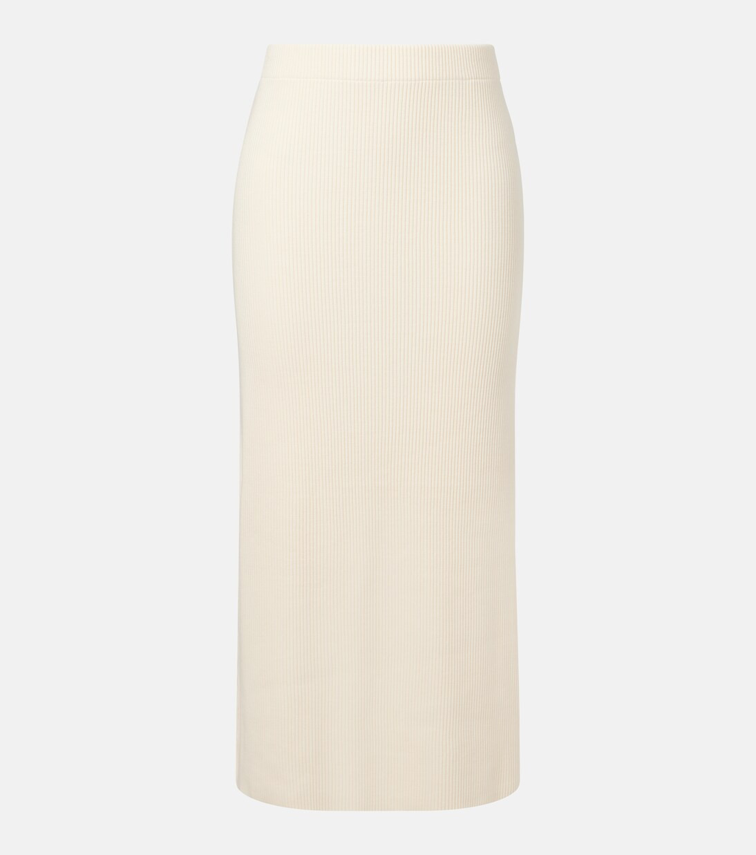 Ribbed-knit cotton-blend midi skirt | Mytheresa (INTL)