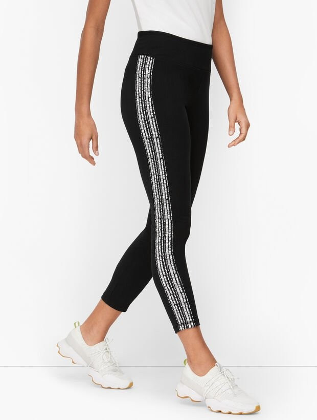 Everyday Stretch Leggings - Dashed Line | Talbots