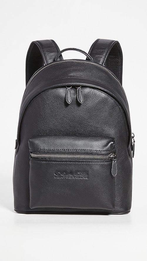 Coach New York Charter Backpack in Refined Pebbled Leather | SHOPBOP | Shopbop