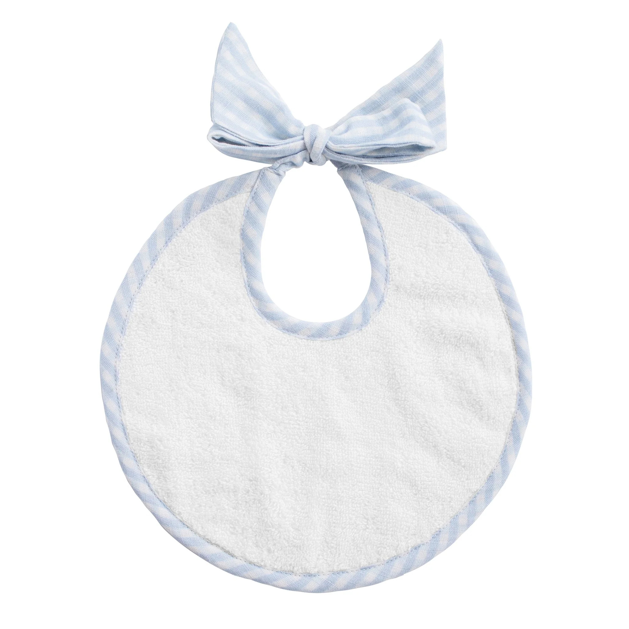 Bib: Pale Blue Gingham | Loozieloo