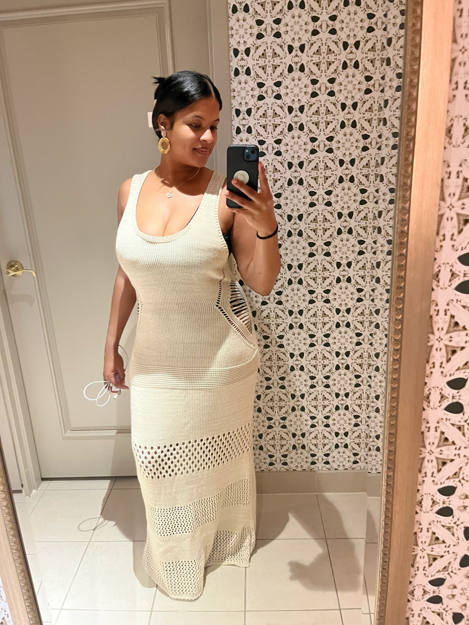 Meshed coverup dress! Great for beach/ pool days! 

#LTKswim #LTKunder100 #LTKunder50