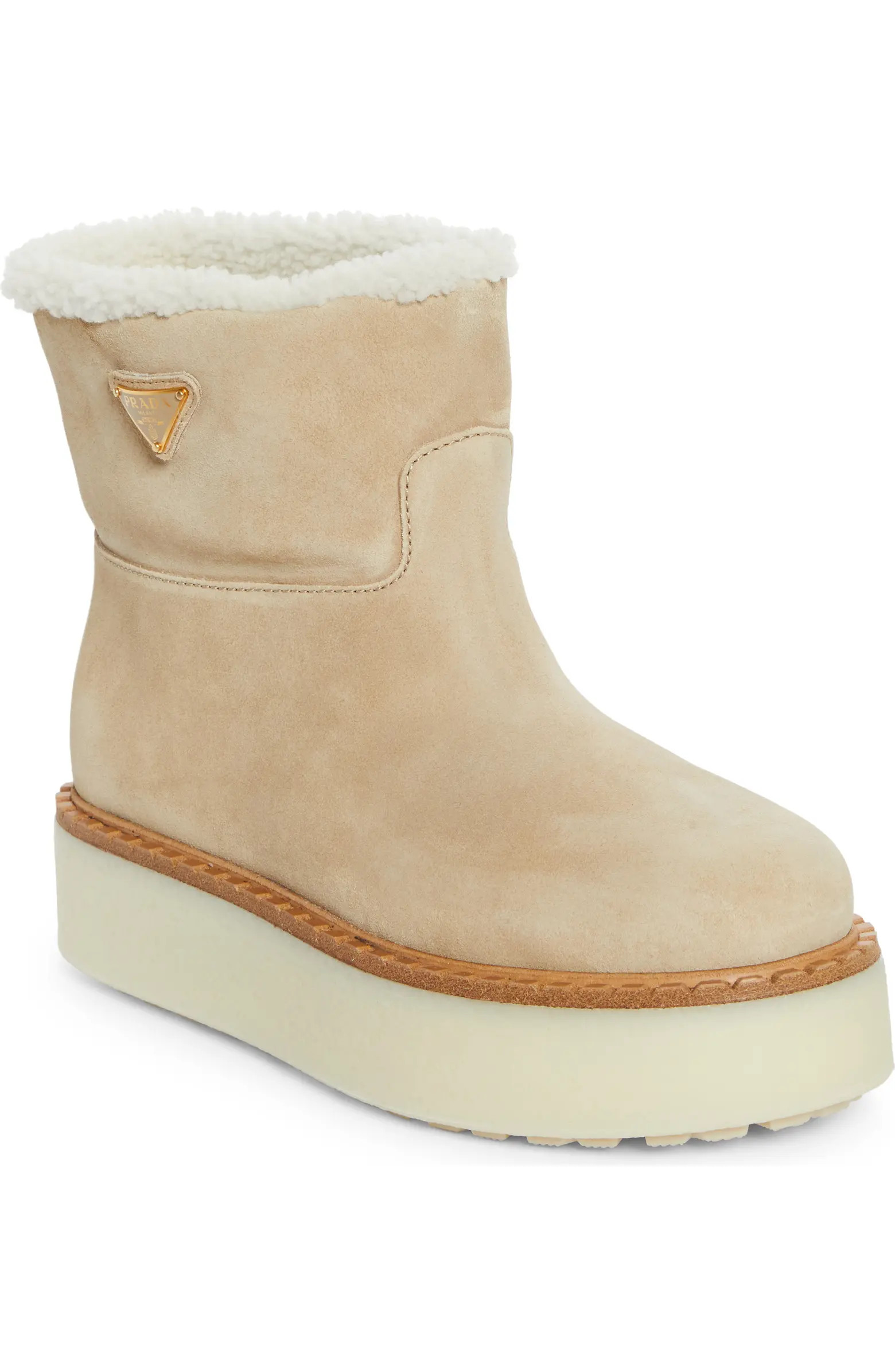 Evolve Genuine Shearling Bootie (Women) | Nordstrom
