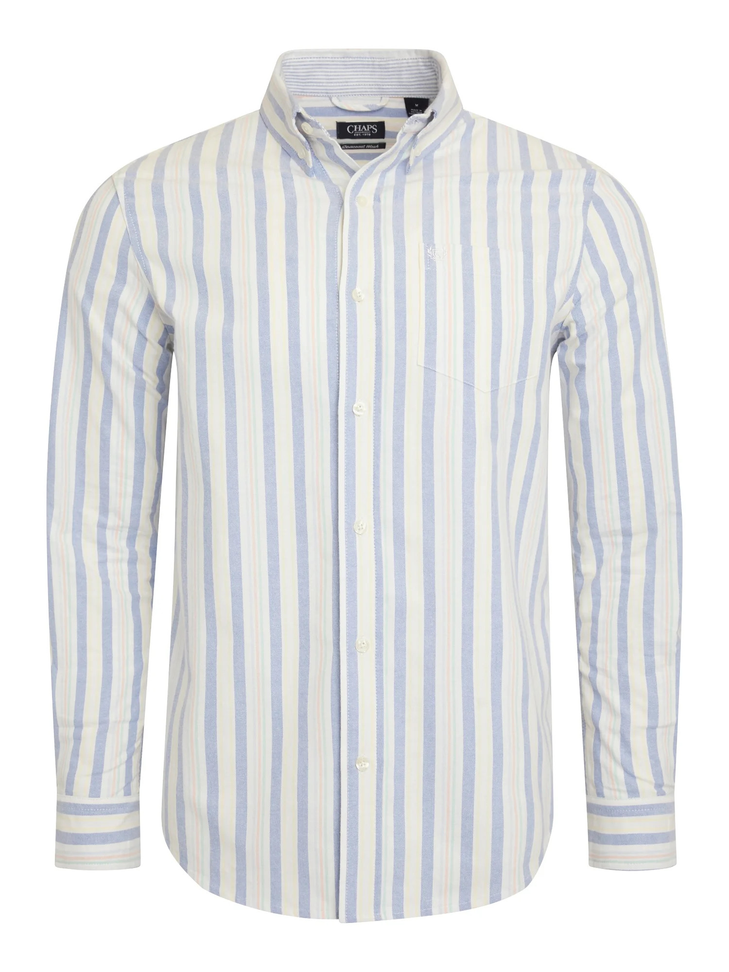 Chaps Men's & Big Men's Long Sleeve Oxford Woven Shirt, Sizes S-3XL | Walmart (US)