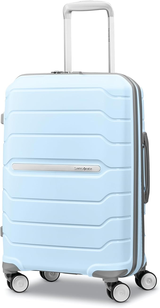 Samsonite Freeform Hardside Carry-On Luggage with Spinner Wheels - Hardshell Suitcase - TSA, Airl... | Amazon (US)
