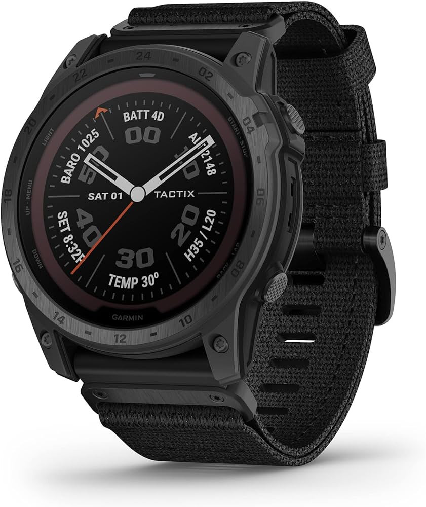 Garmin tactix 7, Pro Edition, Ruggedly Built Tactical GPS Watch with Solar Charging Capabilities ... | Amazon (US)