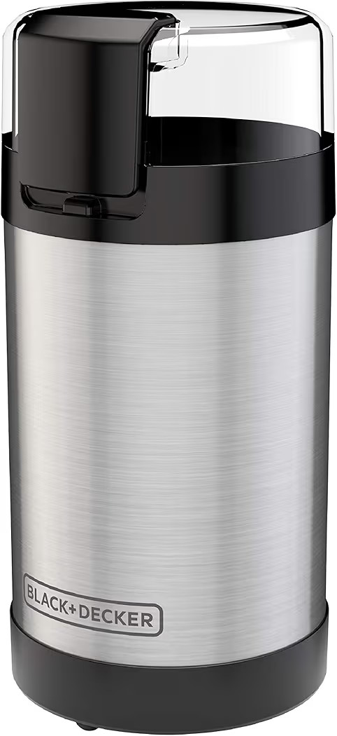BLACK+DECKER One Touch Coffee Grinder, 2/3 Cup Coffee Bean Capacity, Spice Grinder, One Touch Pus... | Amazon (US)