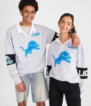 Detroit Lions Rugby Sweatshirt | Aeropostale