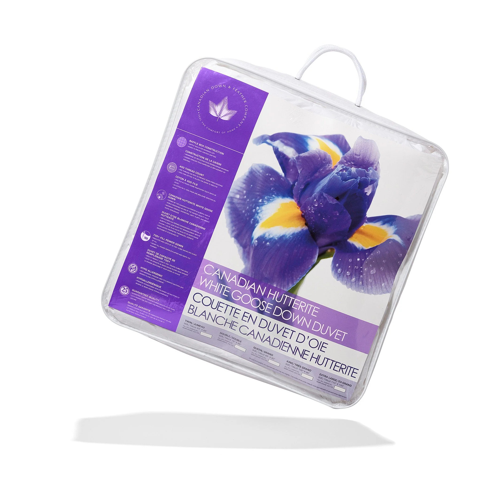 Hutterite Goose Down Duvet | Canadian Down & Feather