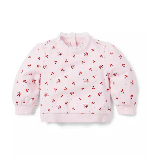 Baby Cherry French Terry Sweatshirt | Janie and Jack