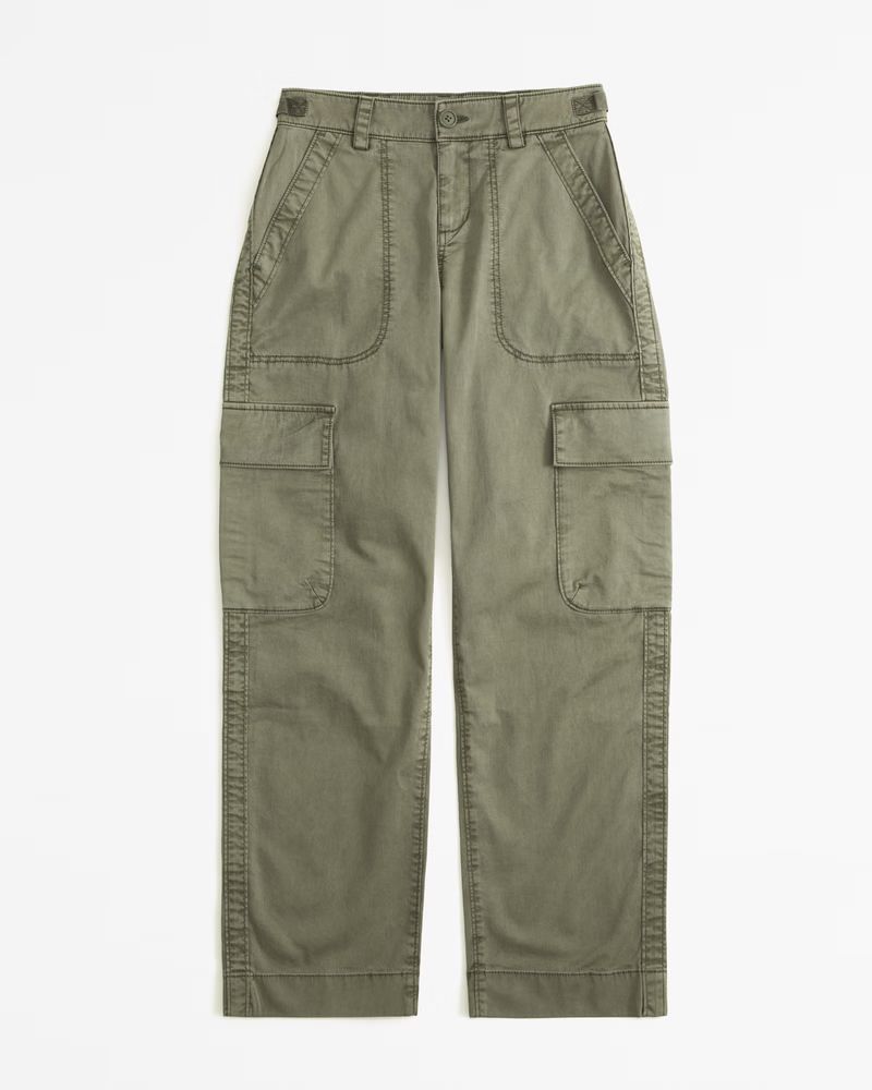 Mid Rise Baggy Utility Pant | Abercrombie & Fitch (US)