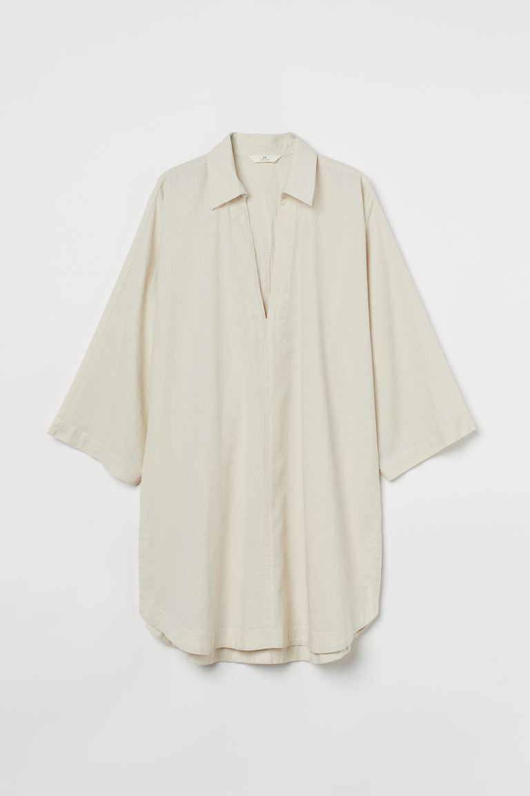 Linen-blend Tunic | H&M (US + CA)