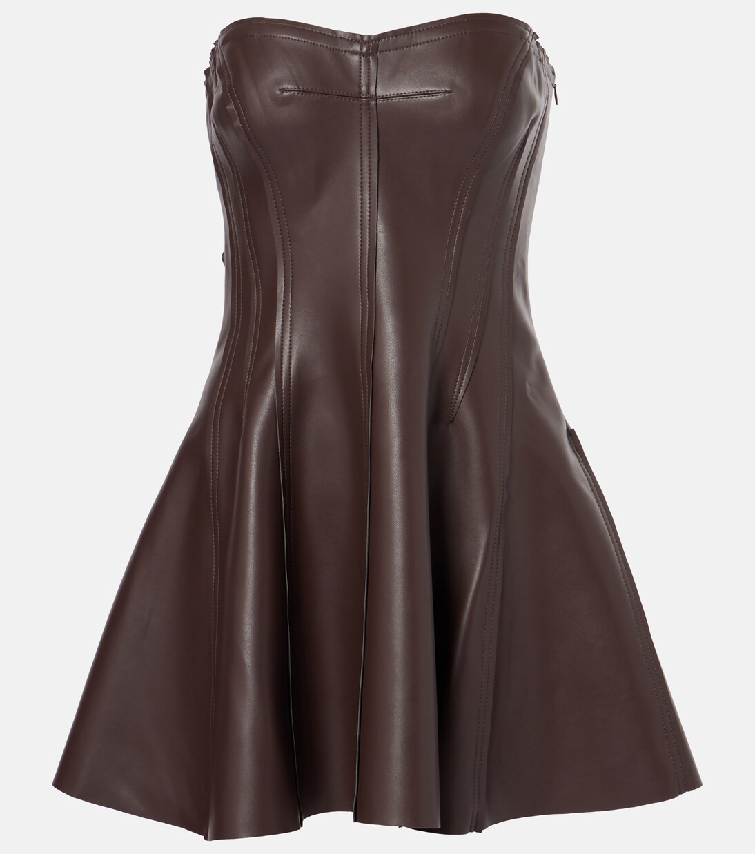 Grace faux leather corset dress | Mytheresa (US/CA)