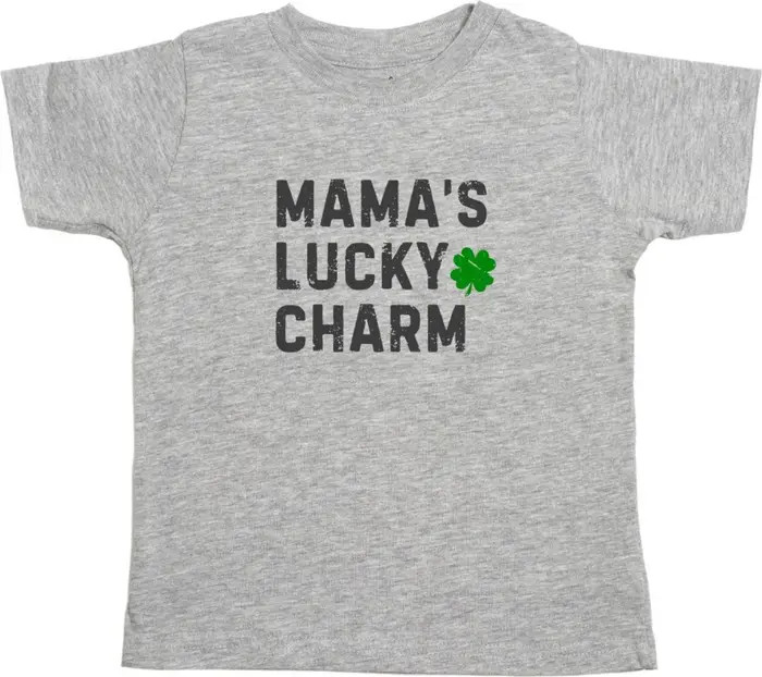Mama's Lucky Charm St. Patrick's Day Short Sleeve T-Shirt | Nordstrom