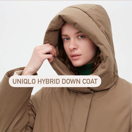 Todays coat is Uniqlo hybrid coat in xxs. The bottom of the coat has pull ties to help cinch  the coat so it doesn’t look too overwhelming. Super warm and water resistant  