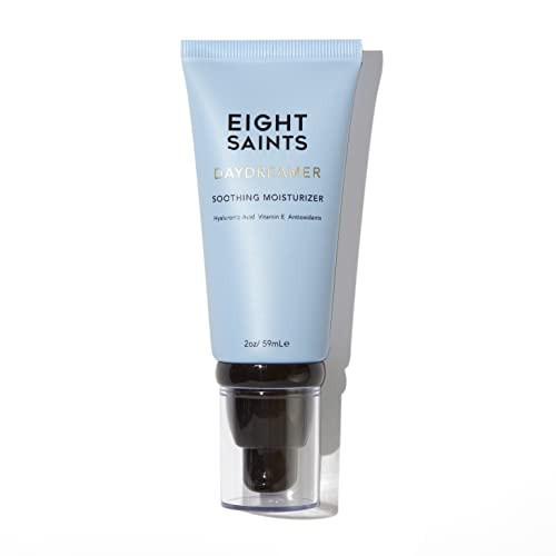 Eight Saints Daydreamer Soothing Anti Aging Face Moisturizer, Natural & Organic Fast Absorbing Oil Free Face Lotion With Hyaluronic Acid & Vitamin E, Hydrating Daily Facial Moisturizer, 2 Ounces | Amazon (US)