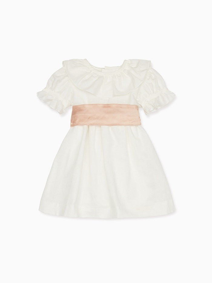 White Vega Ceremony Girl Dress | La Coqueta
