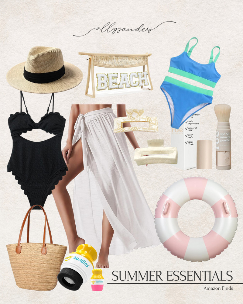 my list of beach essentials 

 #LTKSeasonal #LTKBeauty #LTKSwim