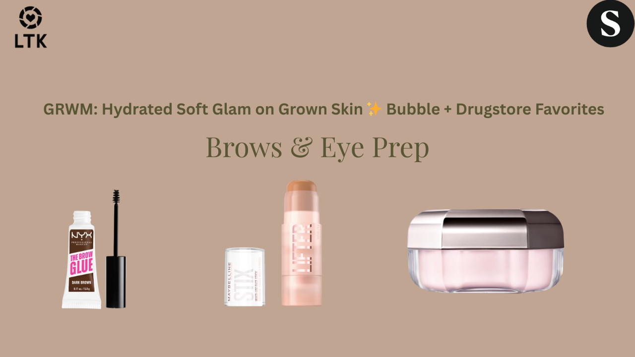 GRWM: Hydrated Soft Glam on Grown Skin ✨ Bubble + Drugstore Favorites

Get ready with me while I prep my skin and do a soft, hydrated glam using Bubble skincare, drugstore staples, and a few holy-grail extras. This GRWM is all about glowing, comfortable skin and makeup that works for grown, melanin-rich skin.
No rushing. No overdoing it. Just Joyce, hydration, and soft glam that feels good.
🛍️ Everything I used is linked in my ShopMy & LTK.


ShopMy:
https://shopmy.us/shop/collections/3567157


LTK:
https://liketk.it/5Mk8O


This GRWM features barrier-supporting skincare and hydrating makeup for a smooth, radiant finish. Bubble products prep the skin with ceramides, hyaluronic acid, and peptides, followed by complexion, eye, and lip products that enhance natural beauty with glow, warmth, and definition.


#GRWM
#GetReadyWithMe
#Over50Beauty
#HydratedGlam
#SoftGlam
#MelaninBeauty
#BubbleSkincare
#DrugstoreMakeup
#GrownWomanEnergy
#BeautyShorts


GRWM makeup, get ready with me over 50, hydrated glam makeup, soft glam GRWM, melanin makeup routine, Bubble skincare GRWM, drugstore makeup GRWM, grown woman beauty, everyday glam GRWM, Joyce Michelle Official
 

 #LTKgrwm #LTKOver40 #LTKBeauty