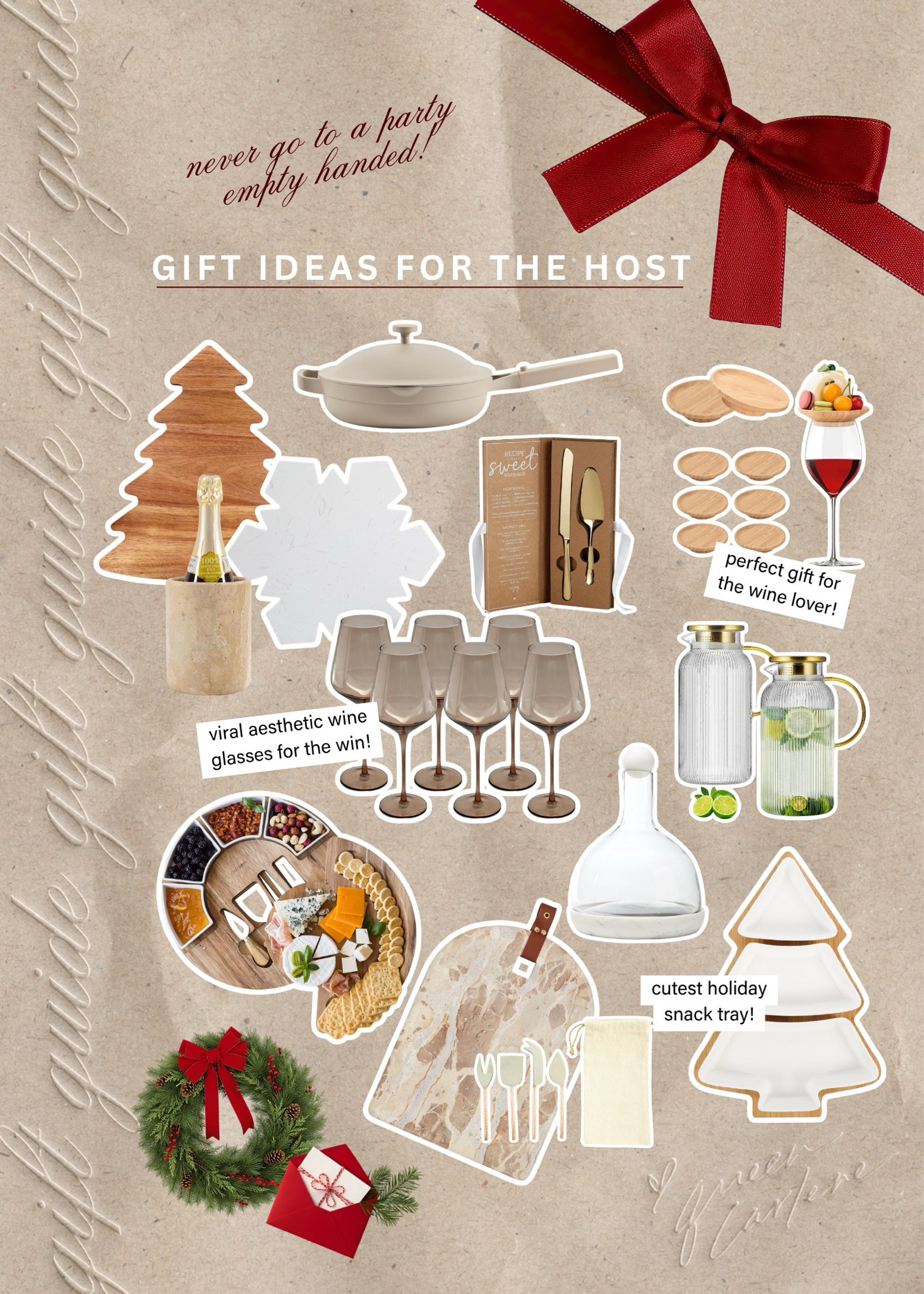 gift ideas for host: never show up empty handed to your events! // gifts for the host, gift ideas for the host, gifts for hostess, gifts for best friend, gifts for party 

 #LTKGiftGuide #LTKHoliday #LTKSeasonal