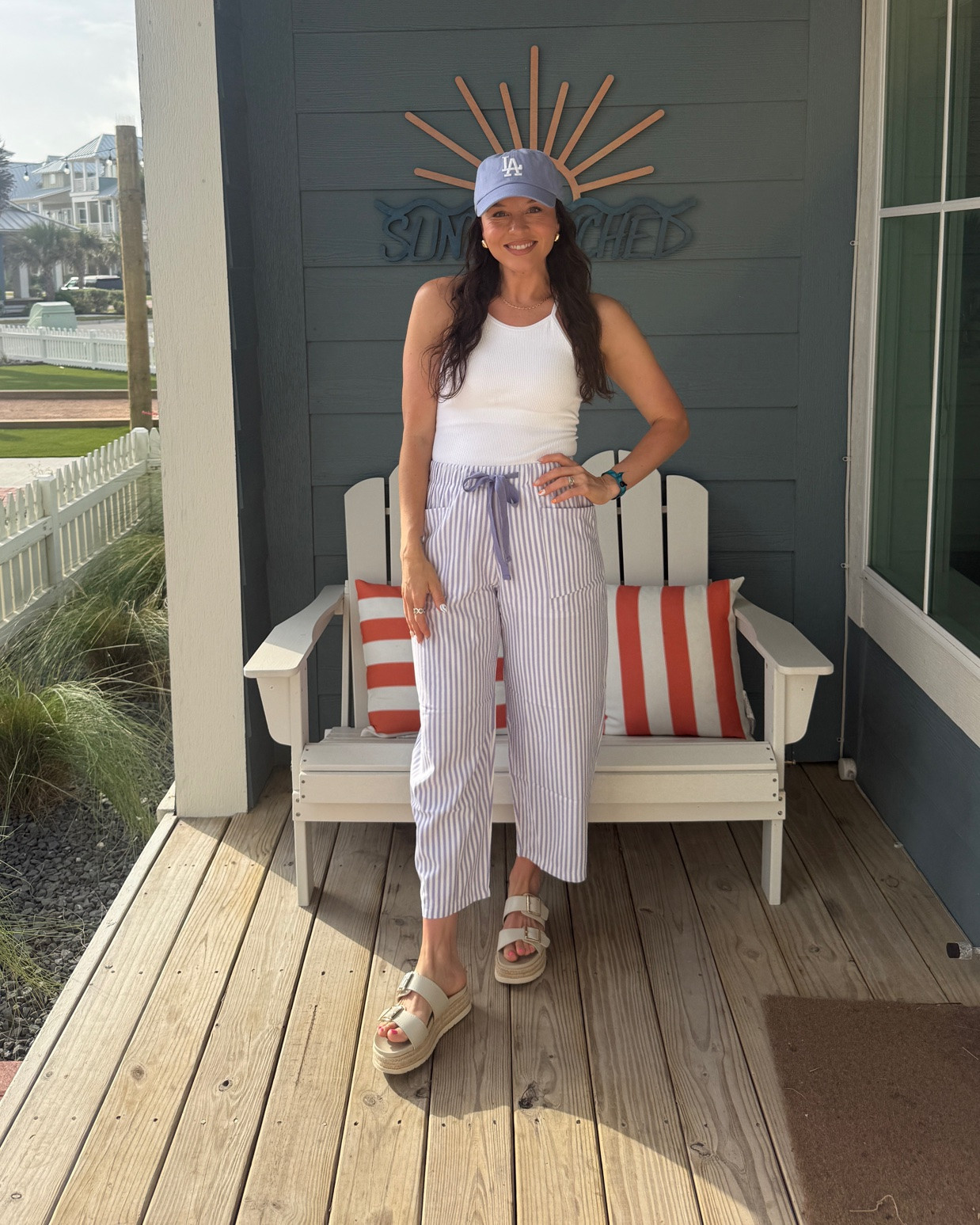 I think I may have found the hack to looking really cute while being ridiculously comfortable this summer. 🤍

These Amazon pants are SO lightweight, not see-through at all, incredibly flattering, and come in the prettiest bright colors. As a mom in my 30s chasing 3 kids, running errands, working, and trying to feel put together without sacrificing comfort… this outfit is everything.

Affordable, easy to throw on, and somehow still makes me feel confident and cute even on the busiest days. Amazon really got this one right.

#LTKmomlife #LTKdayinmylife #LTKgrwm