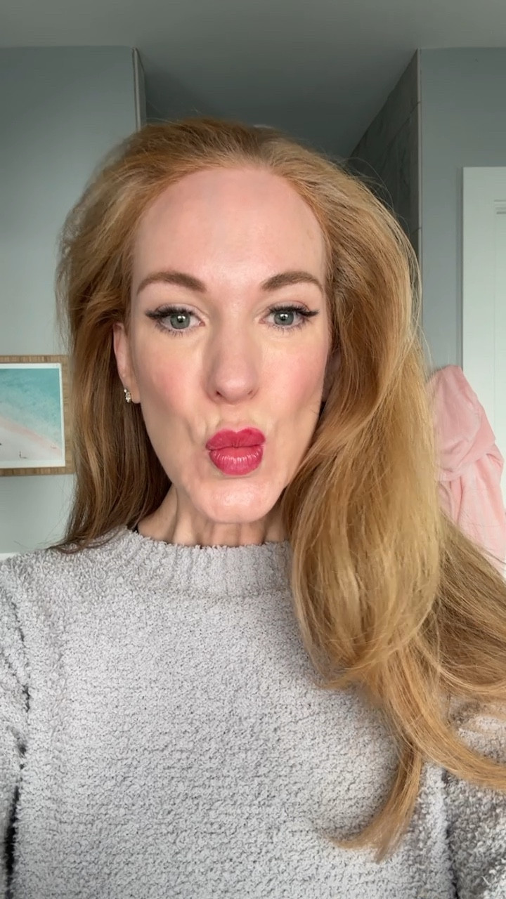 The perfect red shiny holiday lip color!! 
Start with NARS Cruella pencil and fill in with Hourglass Phantom gloss or YSL Loveshine in Passion Red   

#LTKHoliday #LTKWatchNow #LTKBeauty