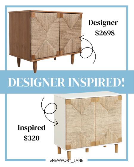Designer inspired, accent cabinet, seagrass cabinet, look for less, white cabinet, wood cabinet, sideboard



#LTKhome #LTKsalealert #LTKfindsunder100