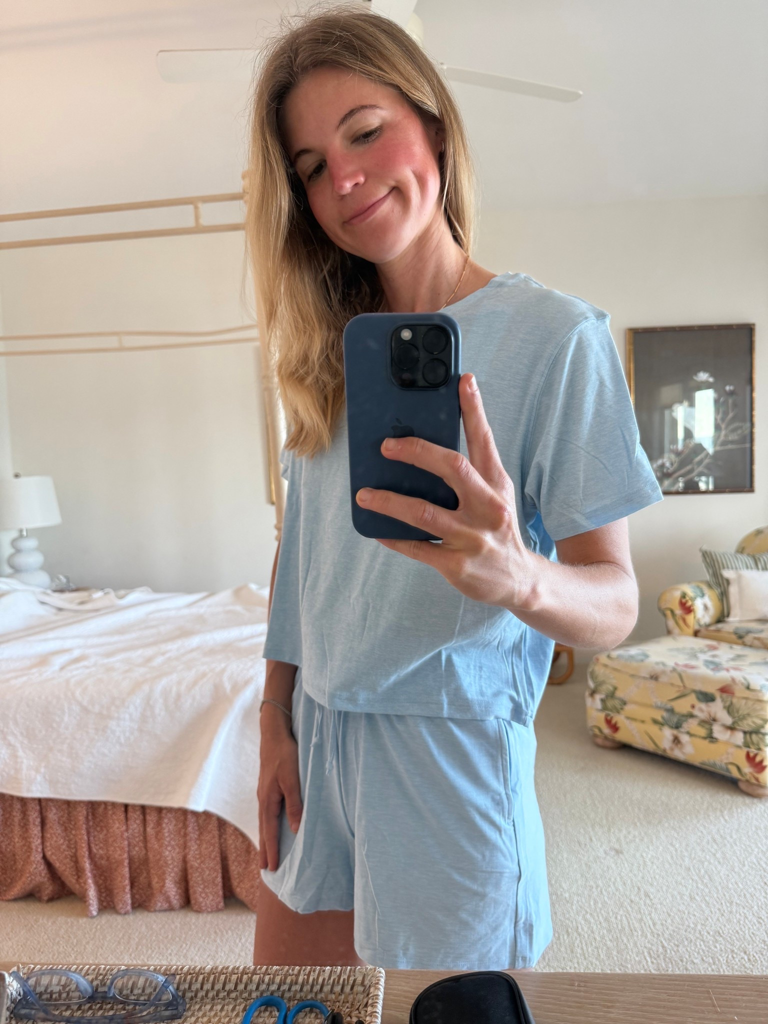 Always have been a big outdoor voices fan and their cloudknit fabric is to die for. It’s so soft and cozy. My sister got me this blue matching set for my birthday and it’s perfect for summer nap time lounging 

Casual matching set, postpartum style, gifts for new moms , summer loungewear 

#LTKHome #LTKActive #LTKFamily