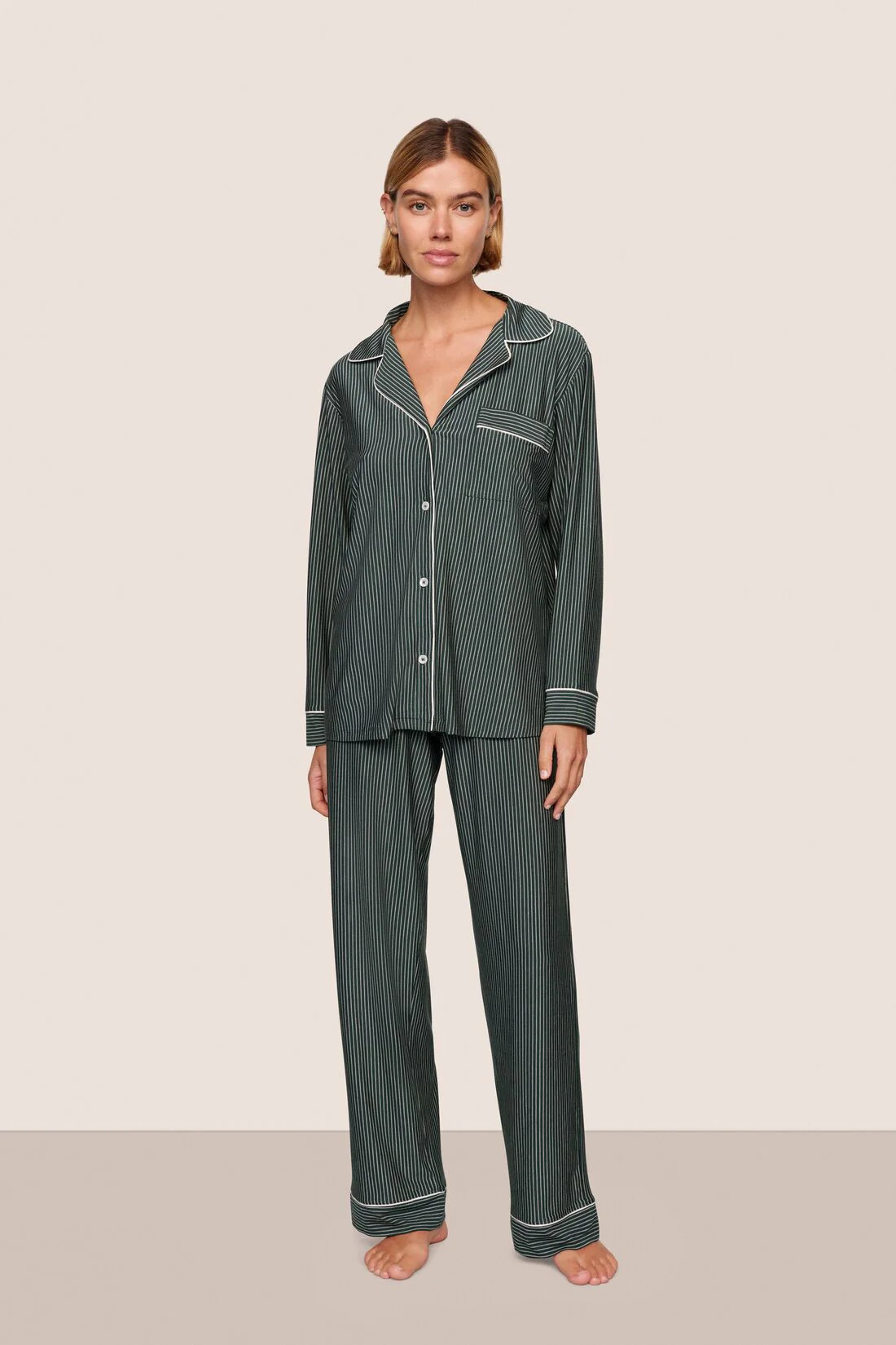 Gisele Printed TENCEL™ Modal Long PJ Set | Eberjey