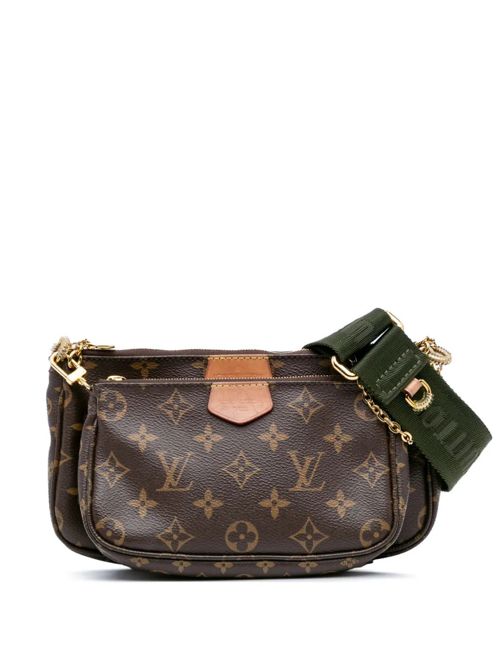 Louis Vuitton Pre-Owned 2020 Monogram Multi Pochette Accessoires satchel - Brown | Farfetch Global