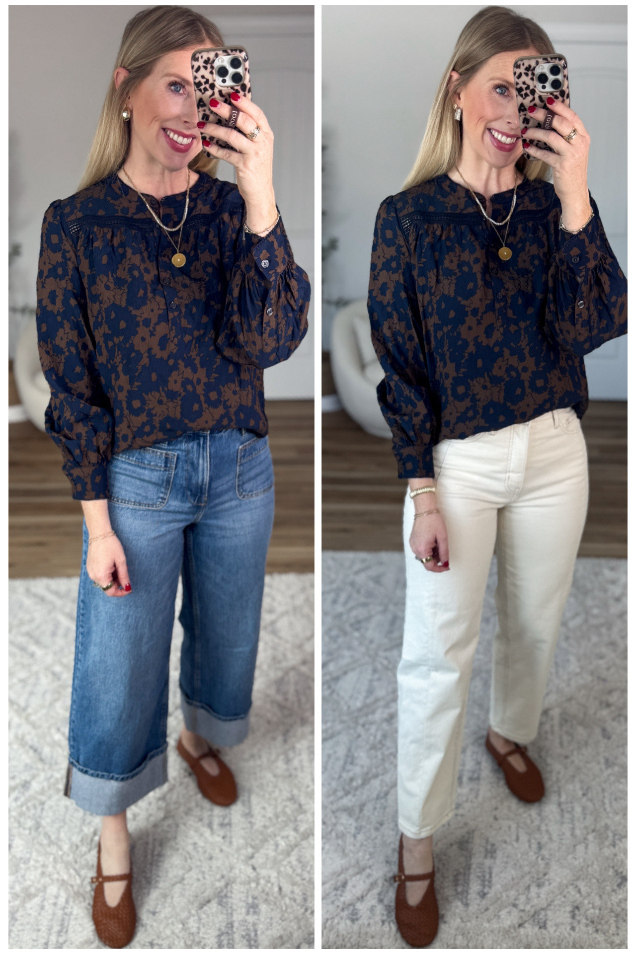 2 ways to style this time and tru blouse from Walmart! 

#LTKgrwm #LTKWorkwear