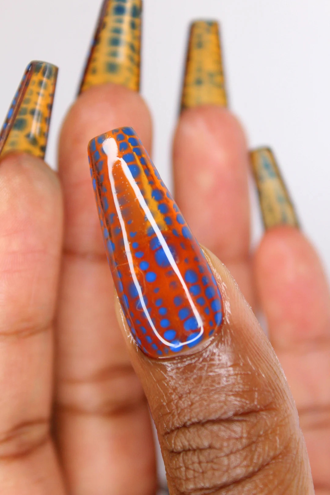 Alien Jelly Croc Coffin |press on Nails - Etsy | Etsy (US)