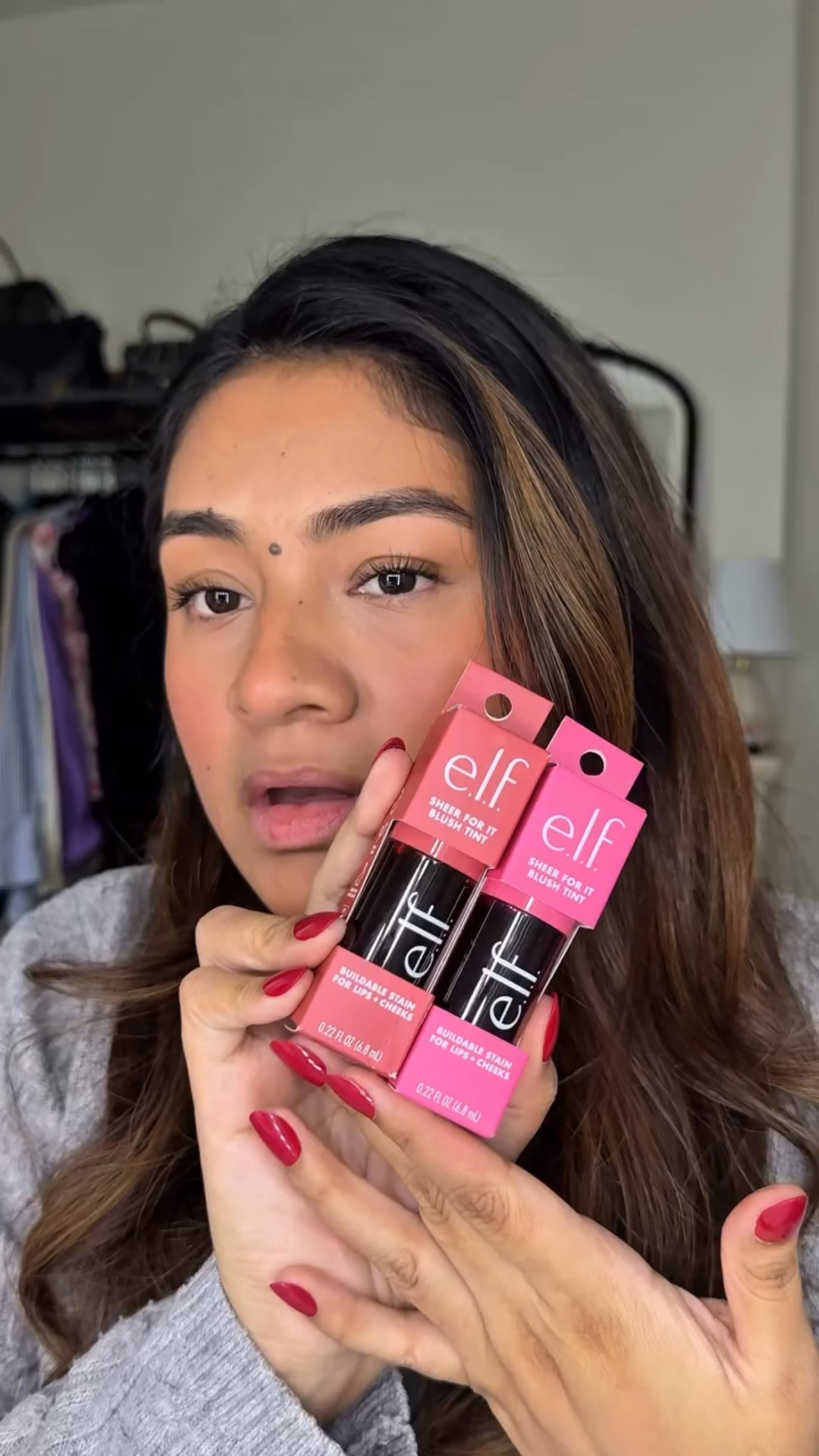 LOVE the Cherry Cola shade 🍒 looks so good on darker skin! @elfcosmetics 

Wearing @covergirl Outlast Lipstain in “Jazzberry”
.
.
.
#elfcosmetics #elflipstain #darkskinmakeup #cltinfluencer #slowliving #latinacontentcreator

#LTKBeauty #LTKFindsUnder50 #LTKStyleTip