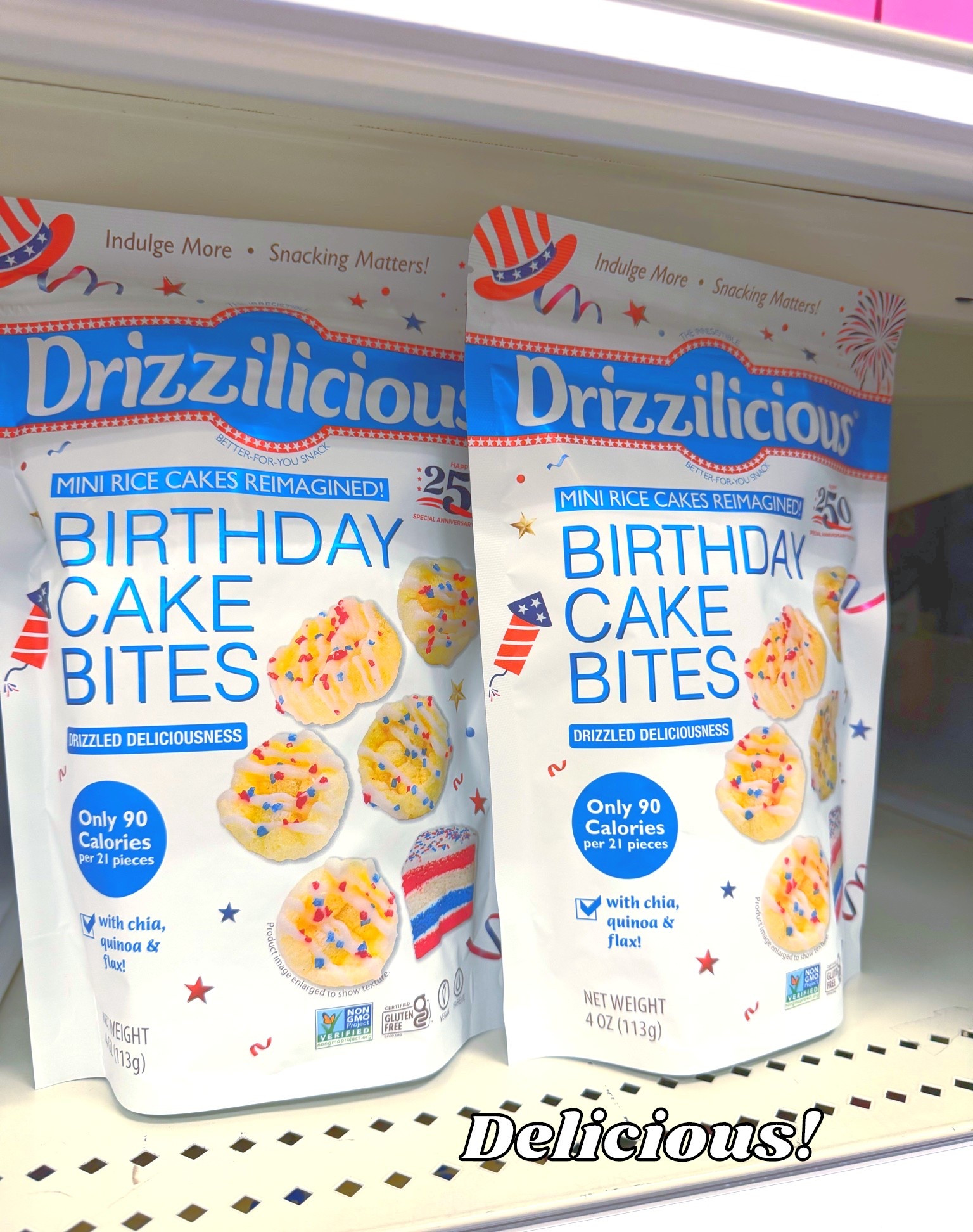 Spend $50+, Save $10 Target Deals America’s 250 Anniversary Edition Birthday Cake Drizzled Mini Rice Cakes - 4oz 

https://liketk.it/6e4OT

#target #targetstyle #drizzilcious #targetgroceries #summersnavks #fourthofjulyparty #newattarget

#LTKSeasonal #LTKTravel #LTKHome