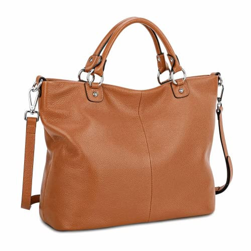 Kattee Women's Soft Leather Tote Bag, Top Satchel Purses and Handbags | Amazon (US)