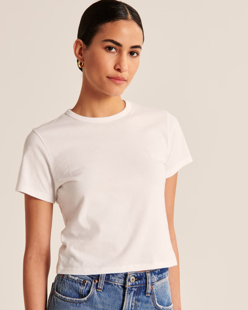 Essential Body-Skimming Tee | Abercrombie & Fitch (US)