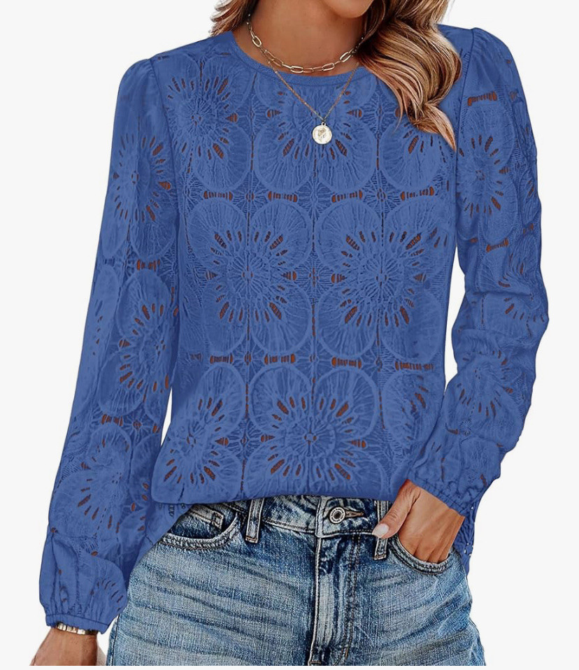 I love the design of this fabric.  More colors are available. 


#LTKWorkwear #under20 #budgetfriendly #amazon #lacetop #wintertop #winteroutfit

#LTKOver40 #LTKU #LTKFindsUnder50